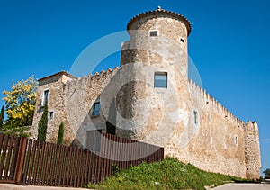 Castle at Cornella del Terry, Catalonia, Spain