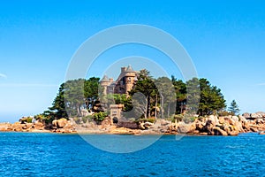 Castle of cosaeres in the Atlantic Ocean in France