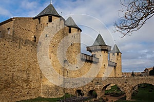 Castle of the Counts. Carcassonne. France