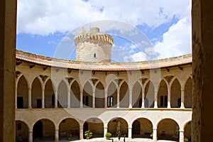 Castle de Bellver in Majorca at Palma of Mallorca photo