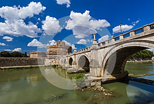 Castle de Sant Angelo in Rome Italy