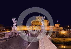 Castle de Sant Angelo in Rome Italy