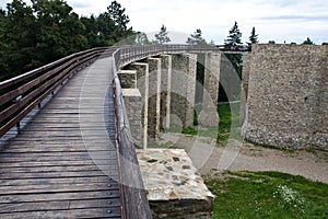 Castle defence bridge