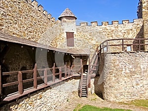 Castle and defensive walls of historic fort