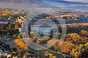 Castle of Devin over Danube river