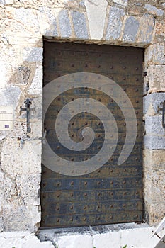 Castle Door, Christos, Leros, Greece Europe