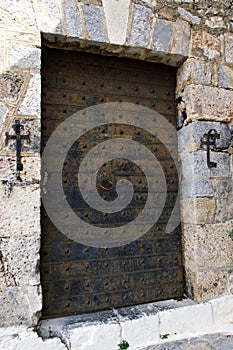 Castle Door, Christos, Leros, Greece Europe