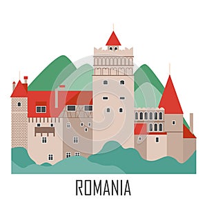 Castle of Dracula. Romania landmarks