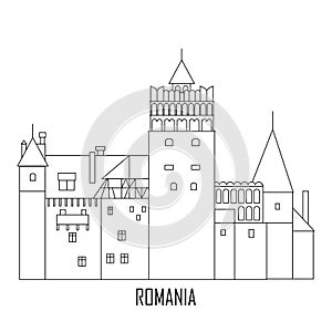 Castle of Dracula. Romania landmarks