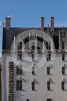 Castle of the Dukes of Brittany (Chateau des Ducs de Bretagne) in Nantes France NOVEMBER 2018