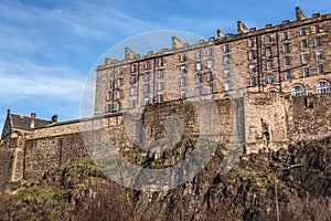 Castle in Edinburgh, Scotland