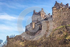 Castle in Edinburgh, Scotland