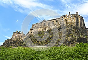 Castle at Edinburgh Scotland