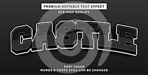 castle editable text effect