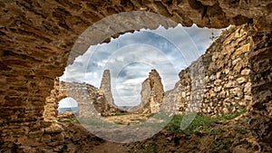 The castle of Elisabeth Bathory, Cachtice, Slovakia