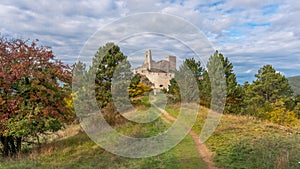 The castle of Elisabeth Bathory, Cachtice, Slovakia