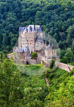 Castle Eltz, Wierschem, Rhineland-Palatinate, Germany, Europe photo