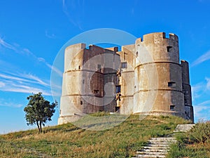 The castle of Evoramonte in the Alentejo region of Portugal