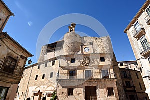 Castle Fernan Gonzalez, main square, photo