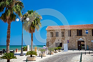 Castle On Finikoudes Boulevard In Larnaca, Cyprus