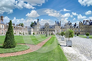 The castle of Fontainebleau