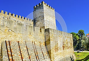 Castle Fort Castelo de San Jorge Lisbon Portugal