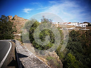 Castle fortress of Mertola region of the Algarve