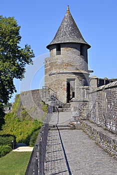 Castle of FougÃ¨res in France