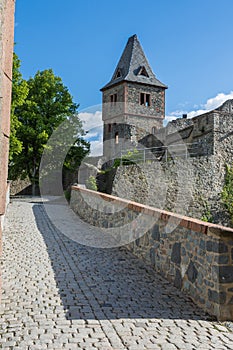 Castle Frankenstein in beautiful Odenwald, Hesse, Germany