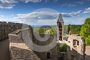 Castle Frankenstein in beautiful Odenwald, Hesse, Germany