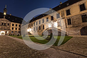 Castle fulda in the evening