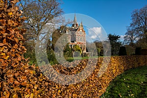 Castle in garden