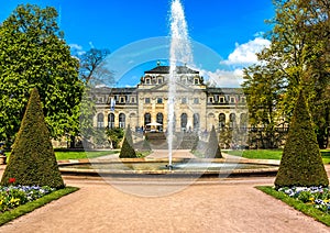 Castle garden in Fulda, Germany photo