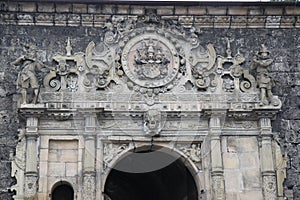 Castle gate entrance in Germany