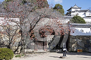 Castle gate of Himeji castle in Hyogo, Japan