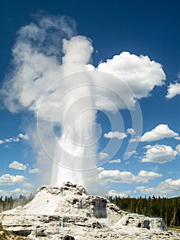 Castle Geyser Spouts High