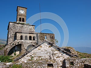 Castle in Gjirokastra, Albania