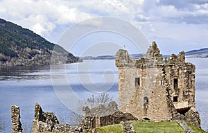 Castle Grant at Loch Ness in Scotland
