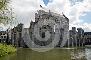 Castle Gravensteen in Ghent, Belgium