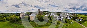 Castle greifenstein hesse germany high definition panorama