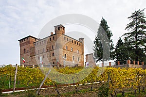 The castle of Grinzane Cavour, Italy