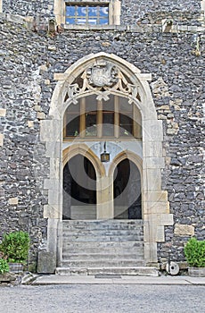 Castle Grodziec - main building, entrance.