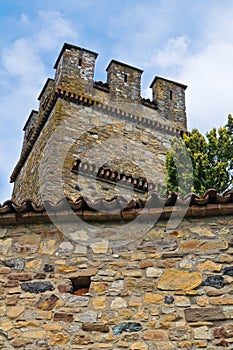 Castle of Gropparello. Emilia-Romagna. Italy.