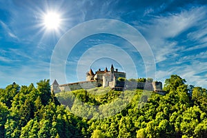 Castle of Gruyeres, Haut-Intyamon, Gruyere, Fribourg, Switzerland