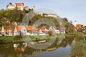 Castle Harburg in Franconia, Germany