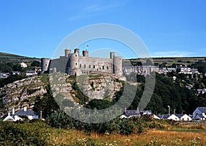 Castle, Harlech, Wales.