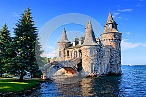 Castle on Heart Island, Thousand Islands, New York state, USA