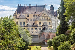 Castle of Heiligenberg in Linzgau, Germany. This Renaissance castle is a landmark of Baden-Wurttemberg