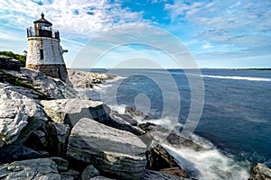 Castle hill lighthouse in newport rhode island