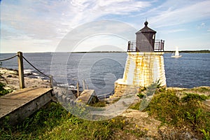 Castle hill lighthouse in newport rhode island